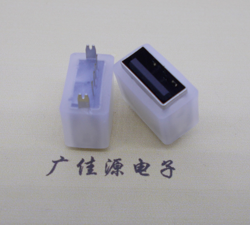 贺州USB连接器接口 10.5MM防水立插母座 鱼叉脚
