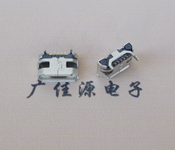 贺州Micro USB接口 usb母座 定义牛角7.2x4.8mm规格尺寸