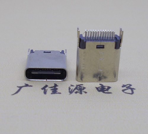 贺州type-c24p母座连接器夹板