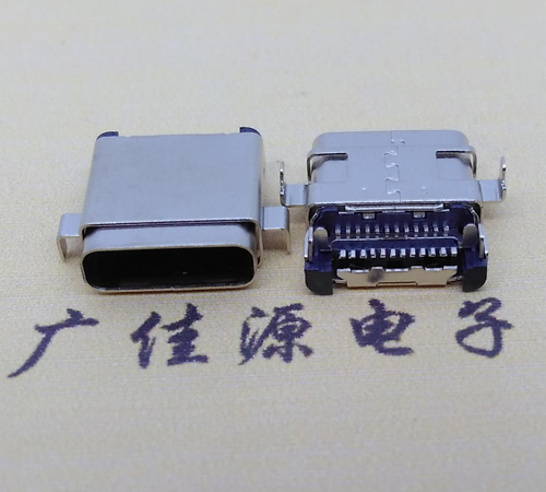 贺州板上型type-c24p母座 卧式type-c母座连接器